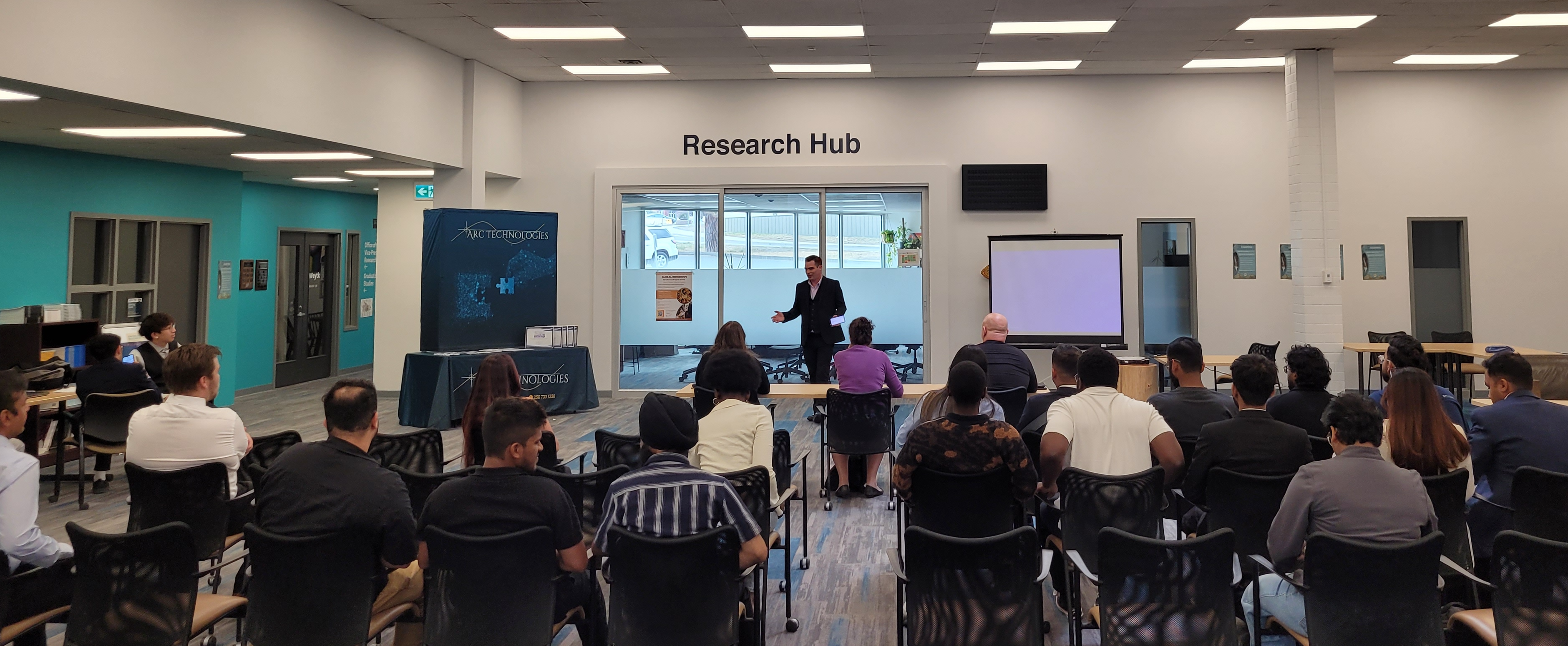 Jesse Ebbett collaborating on a technology strategy project